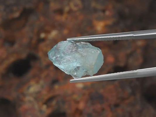 6.88ct Rough Aquamarine